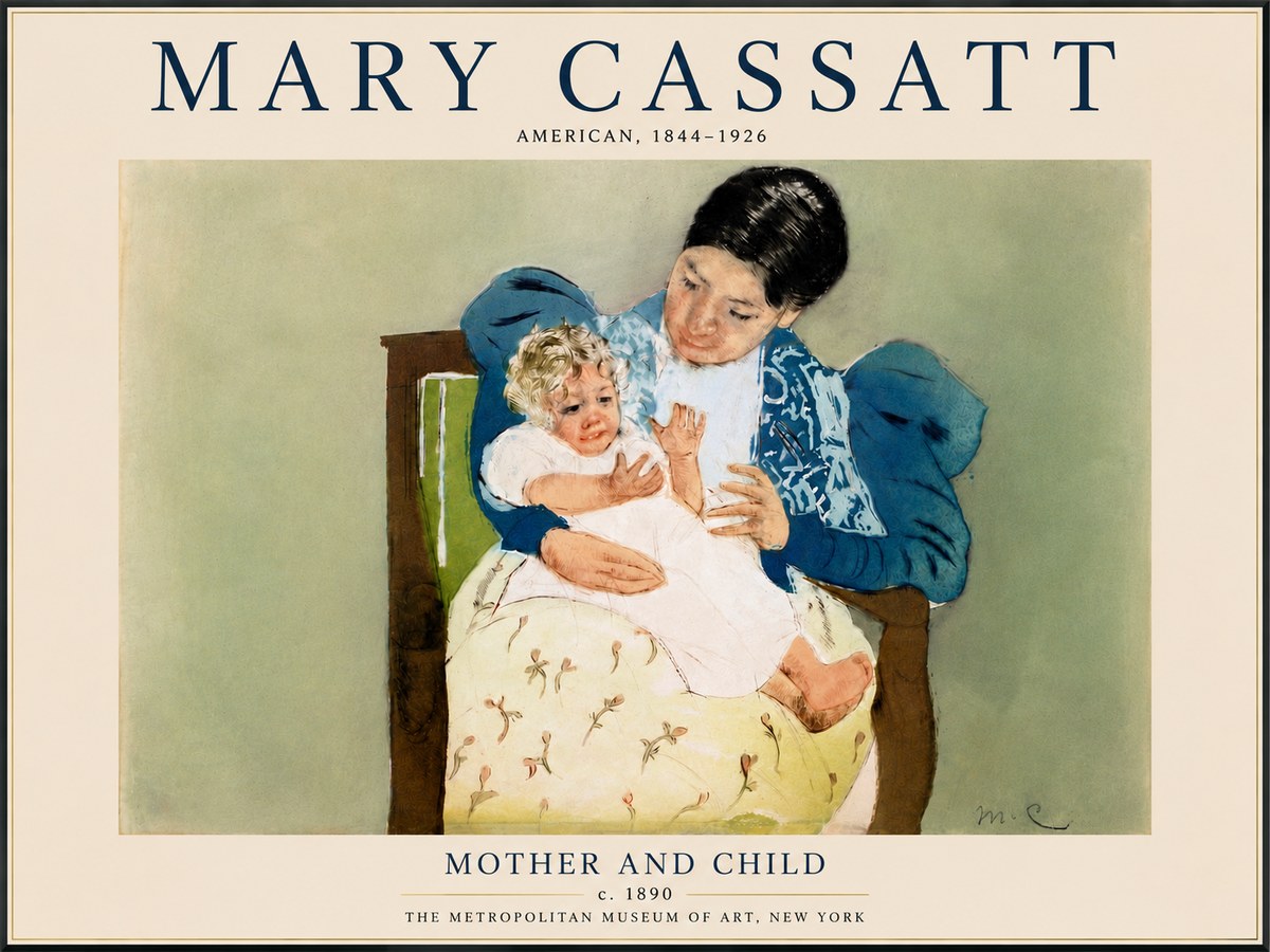 Mary Cassatt Mother and Child VIII No6 - Juliste