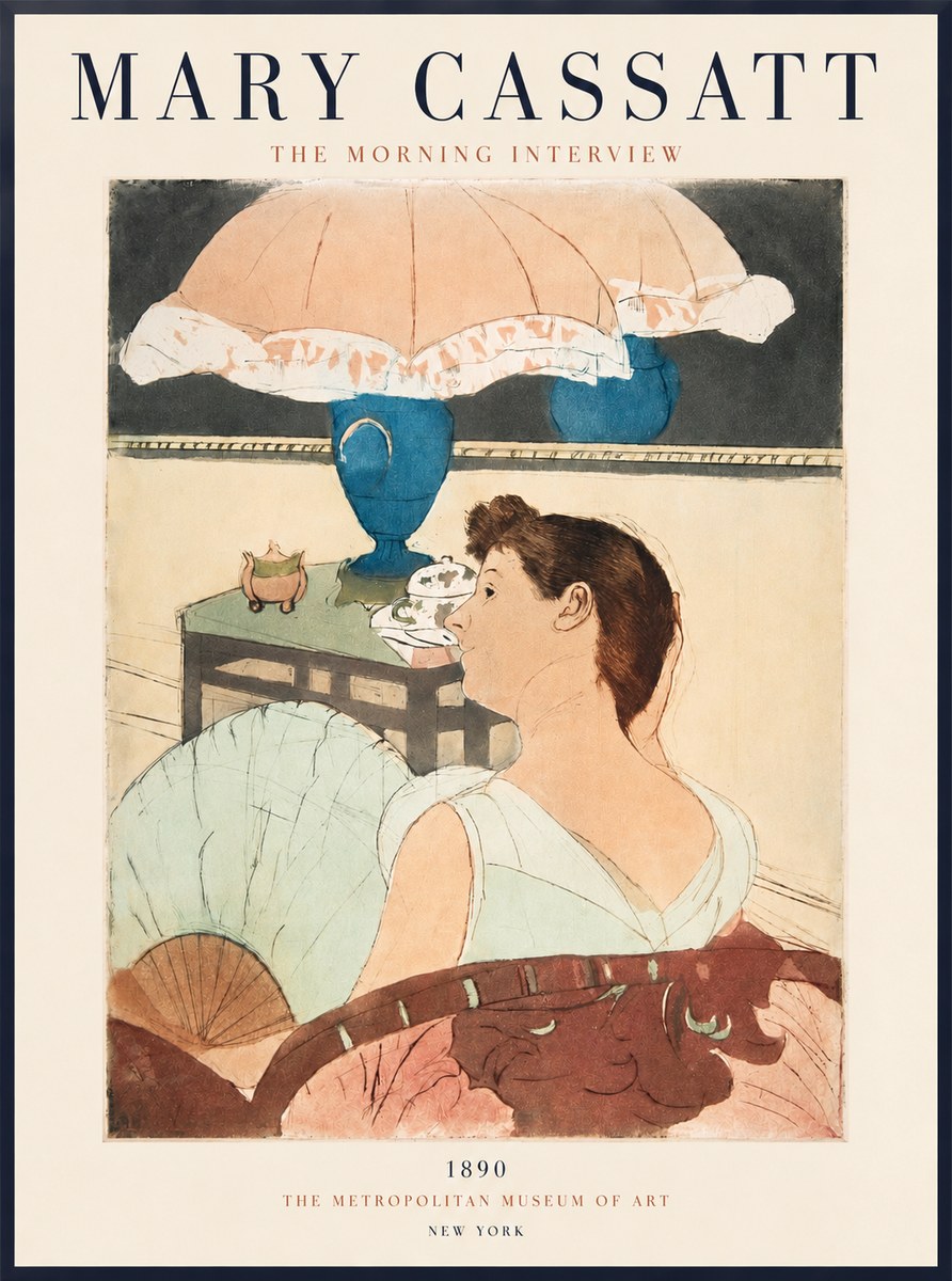Mary Cassatt The Morning Interview No2 - Juliste