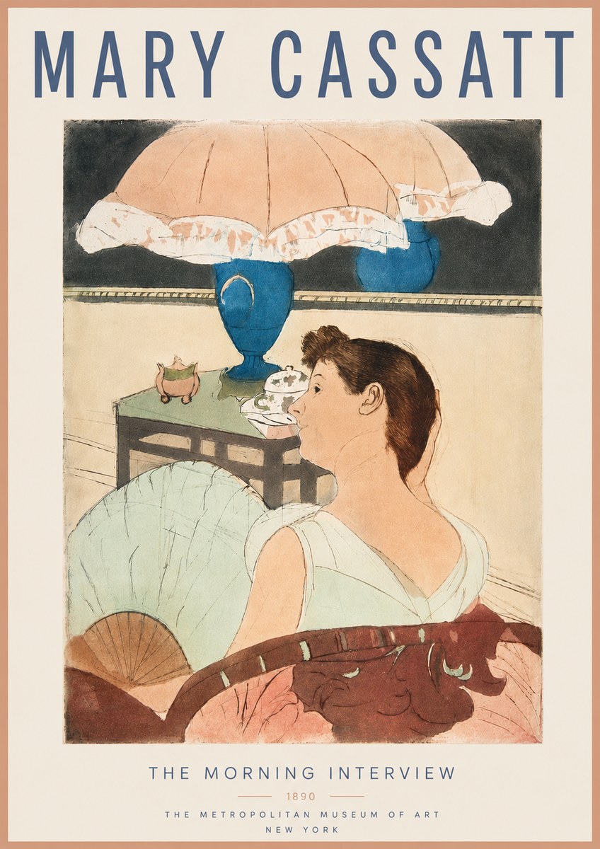 Mary Cassatt The Morning Interview No4 - Juliste