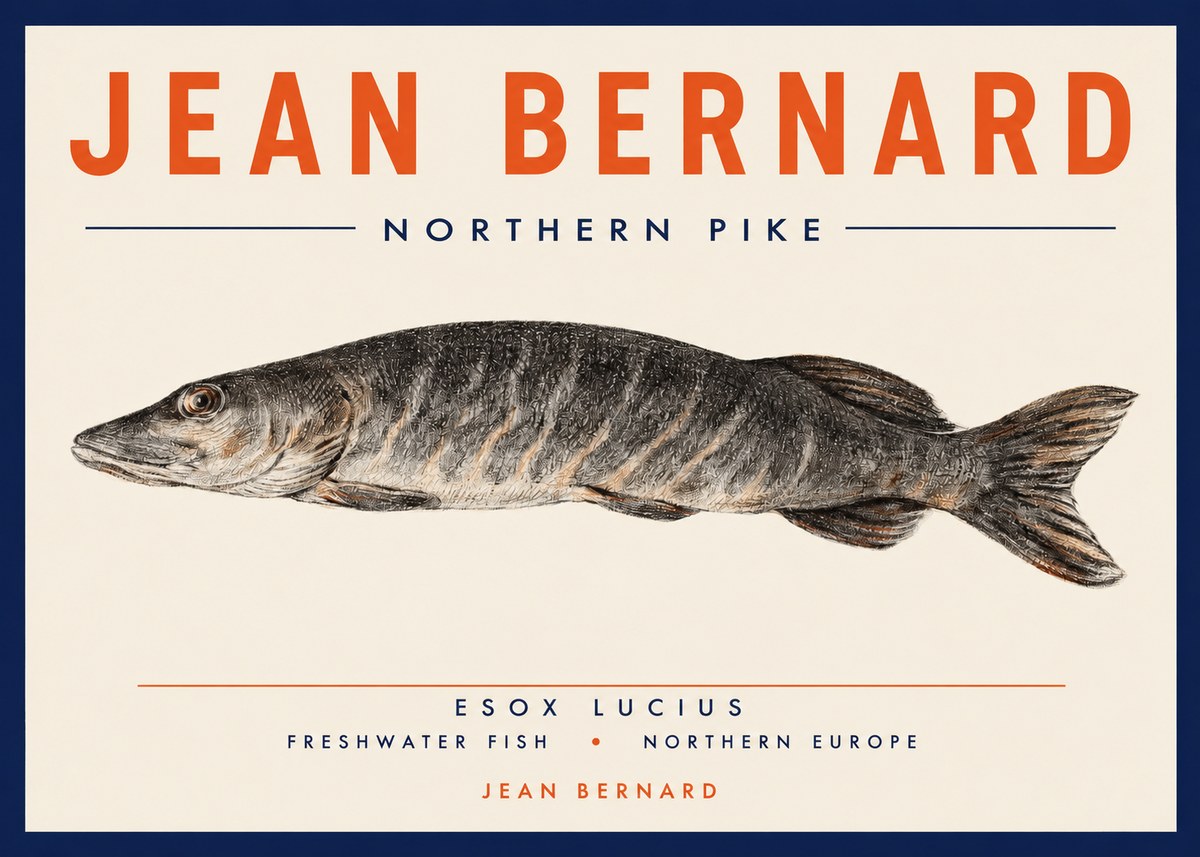 Jean Bernard Australian Lungfish No3 - Juliste