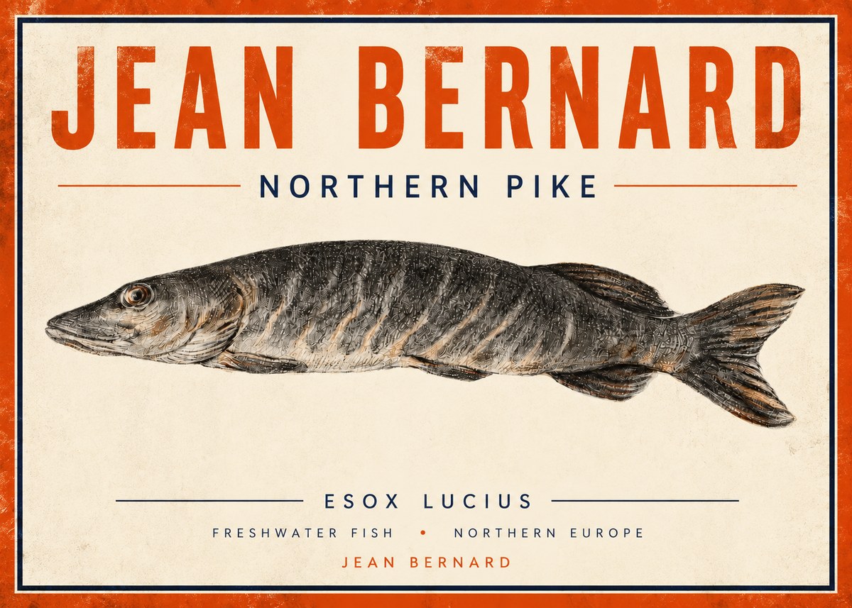 Jean Bernard Australian Lungfish No5 - Juliste
