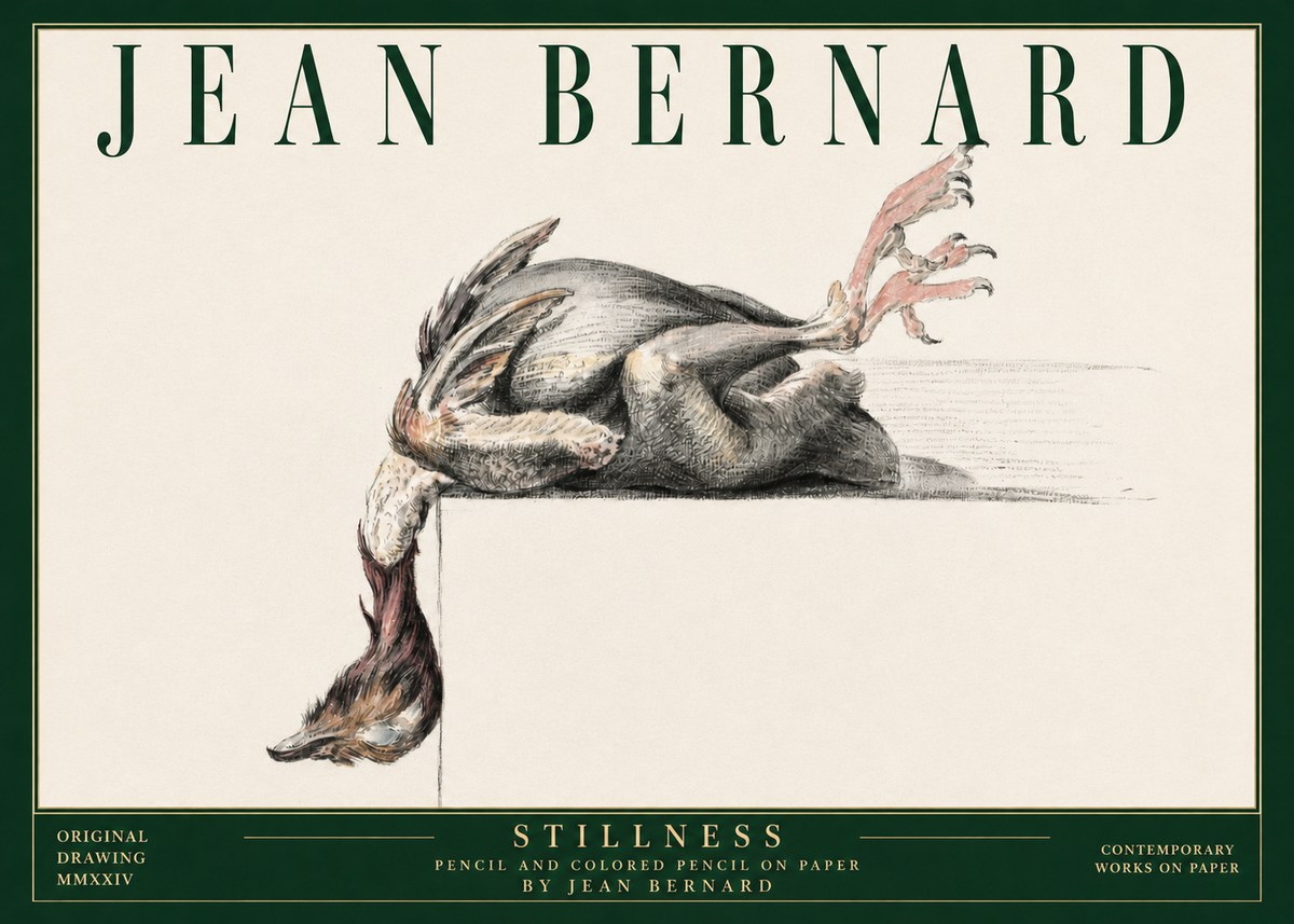 Jean Bernard Stillness No3 - Juliste