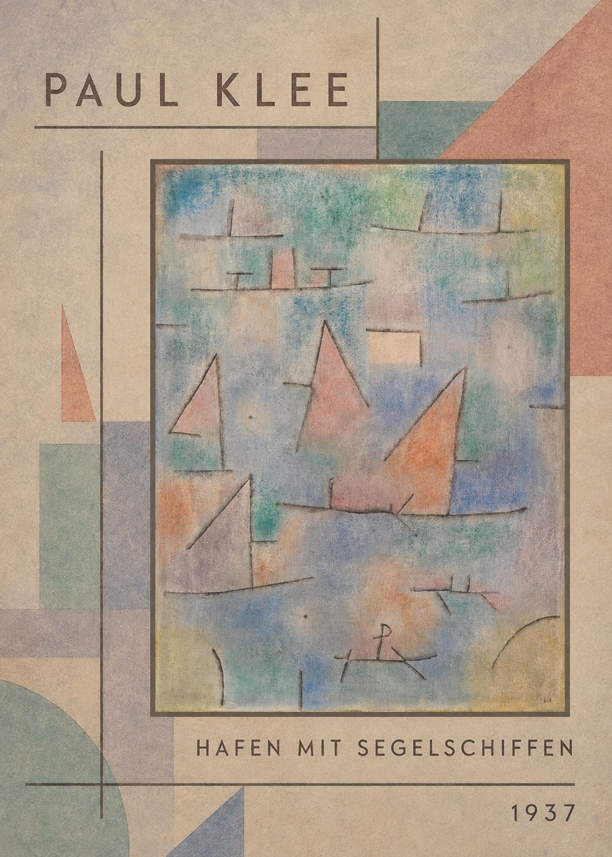 Paul Klee Hafen Mit Segelschiffen No2 - Juliste