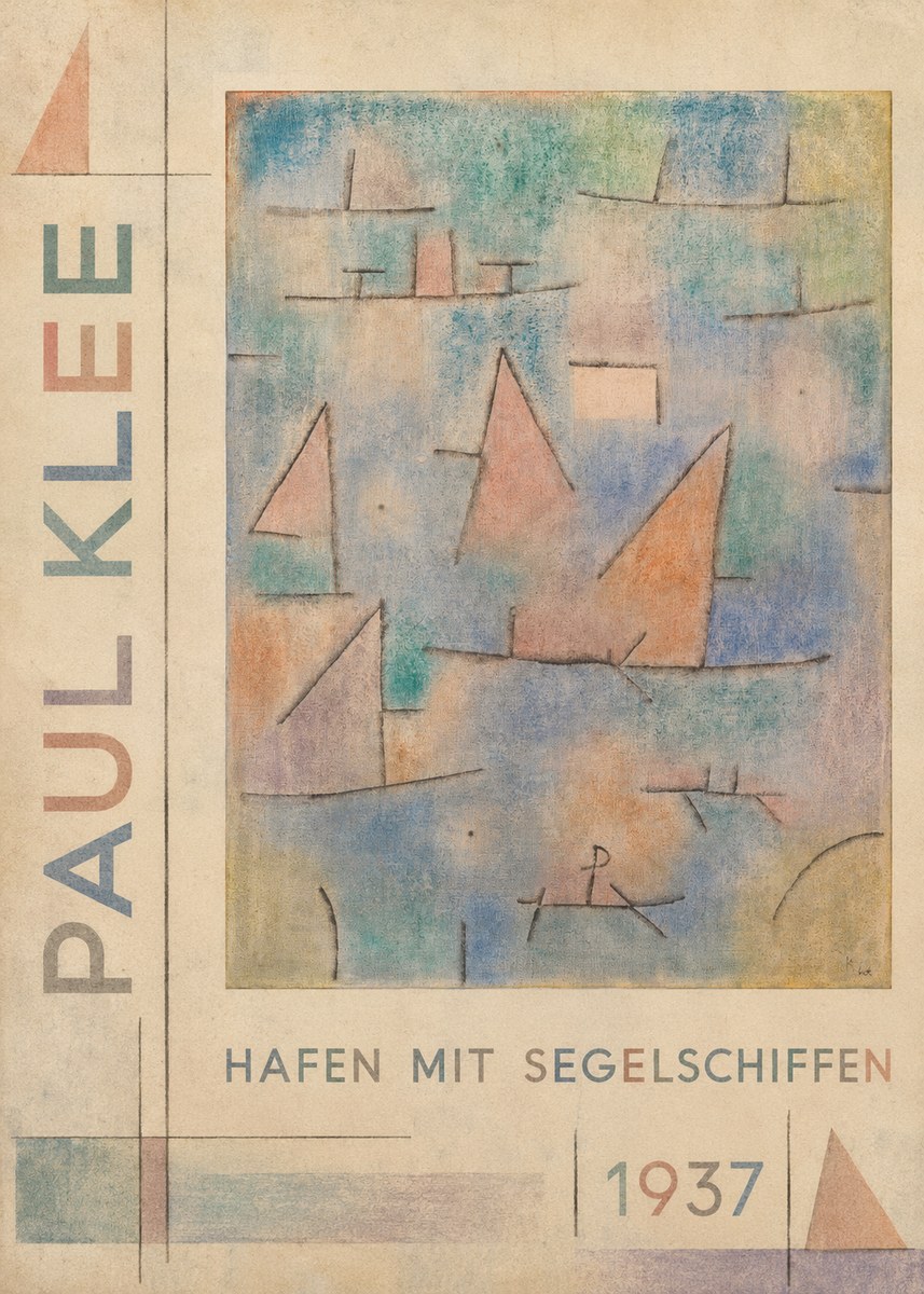 Paul Klee Hafen Mit Segelschiffen No5 - Juliste