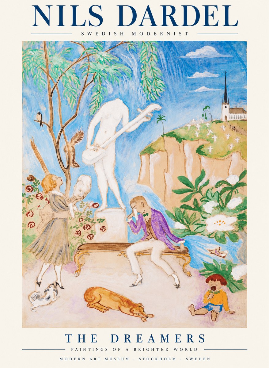 Nils Dardel The Song No2 - Juliste