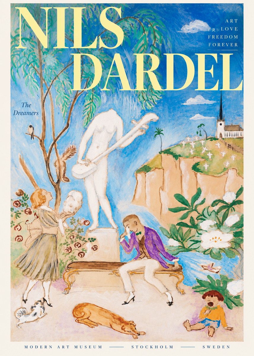 Nils Dardel The Song No4 - Juliste