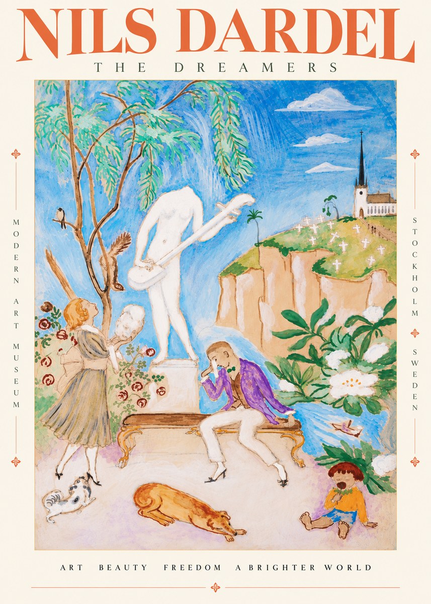 Nils Dardel The Song No6 - Juliste