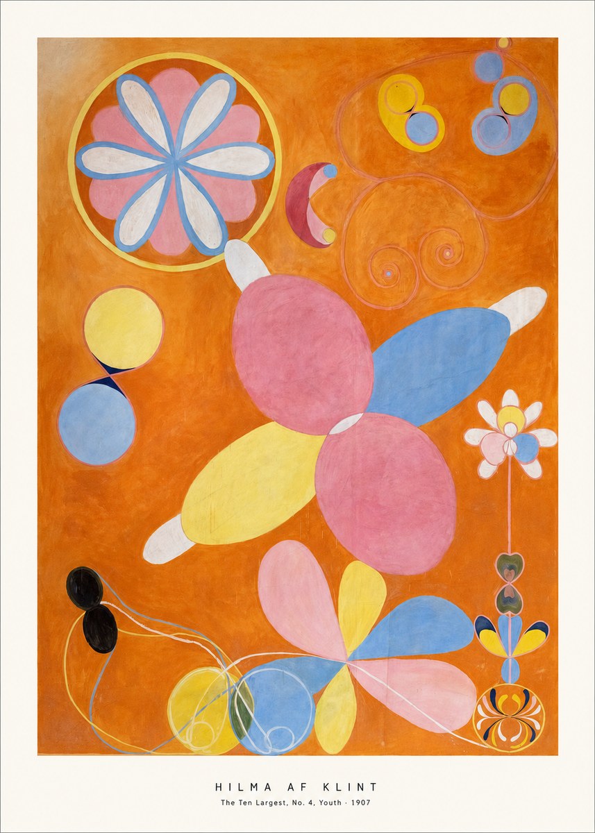 Hilma af Klint The Ten Largest, No. 4, Youth No6 - Juliste