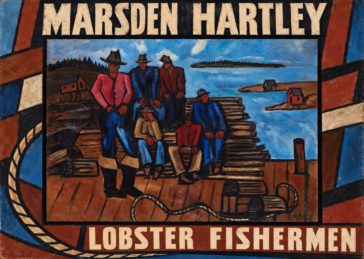 Marsden Hartley Lobster Fishermen I No3 - Juliste