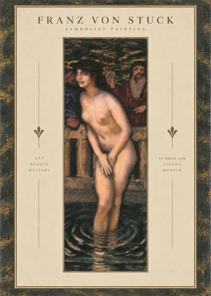 Franz von Stuck Susanna No4 - Juliste