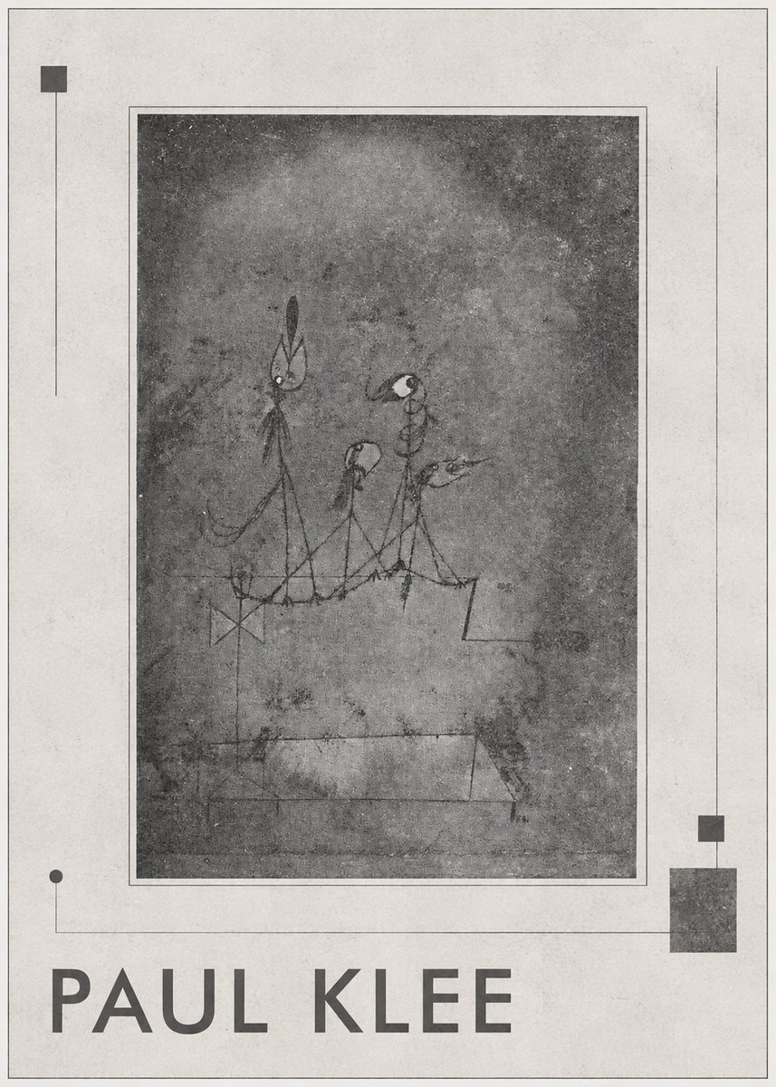Paul Klee Group of Figures No1 - Juliste