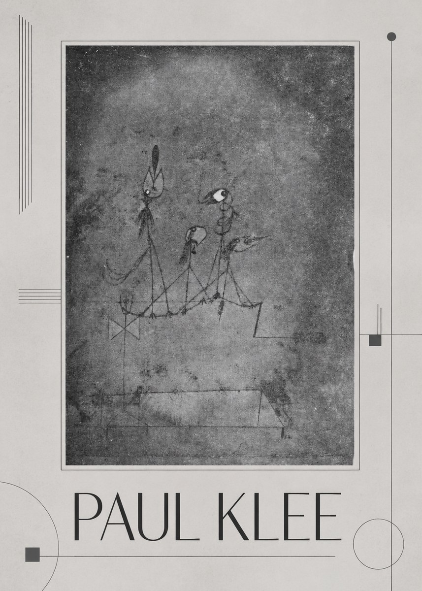 Paul Klee Group of Figures No4 - Juliste