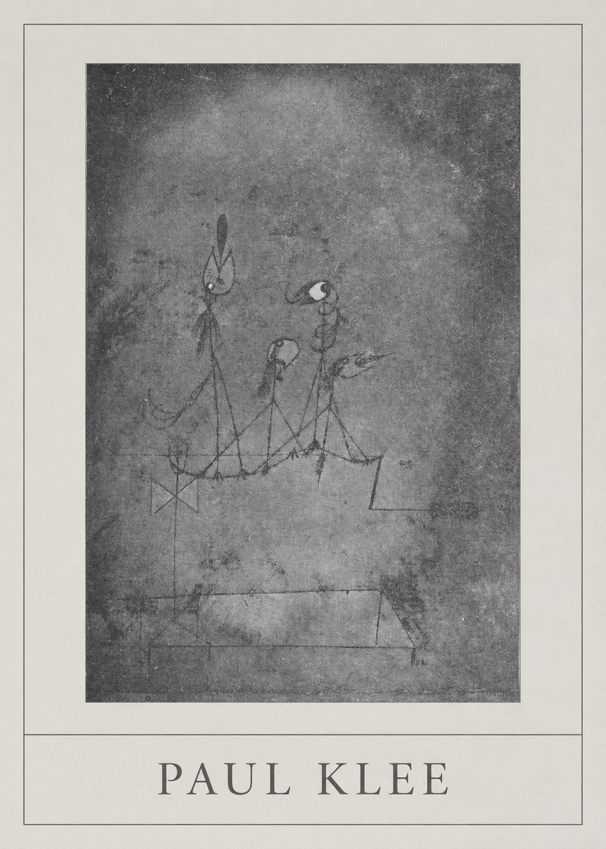 Paul Klee Group of Figures No5 - Juliste