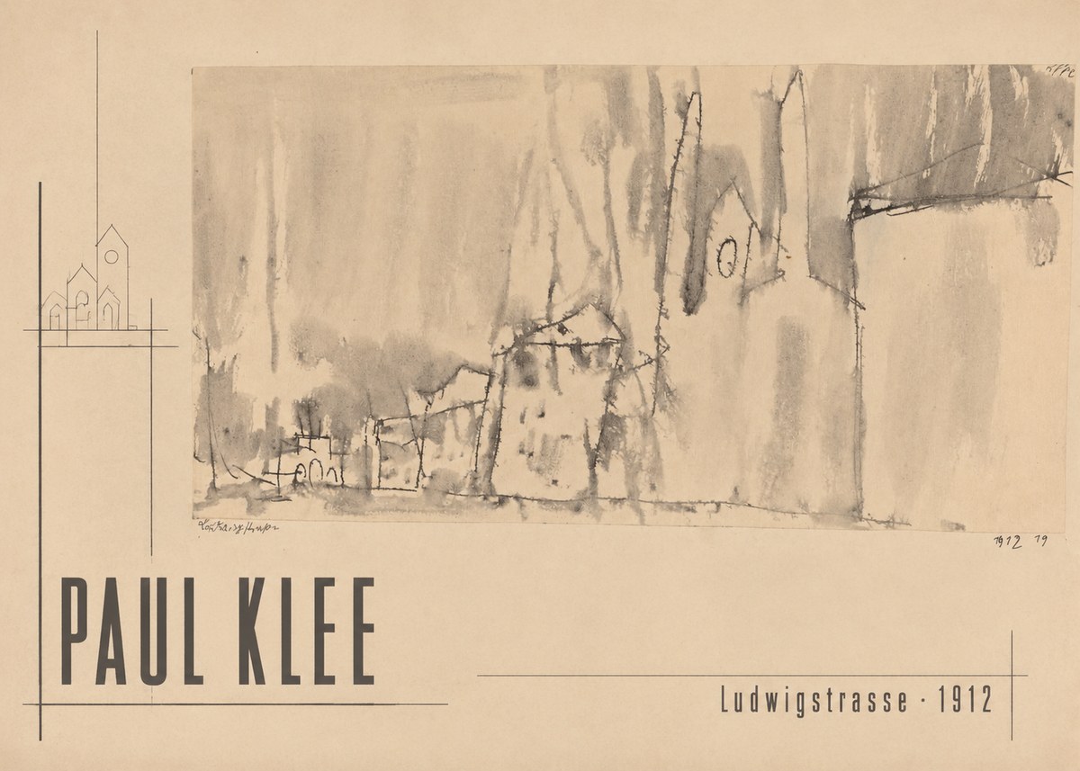 Paul Klee Ludwigstrasse No2 - Juliste