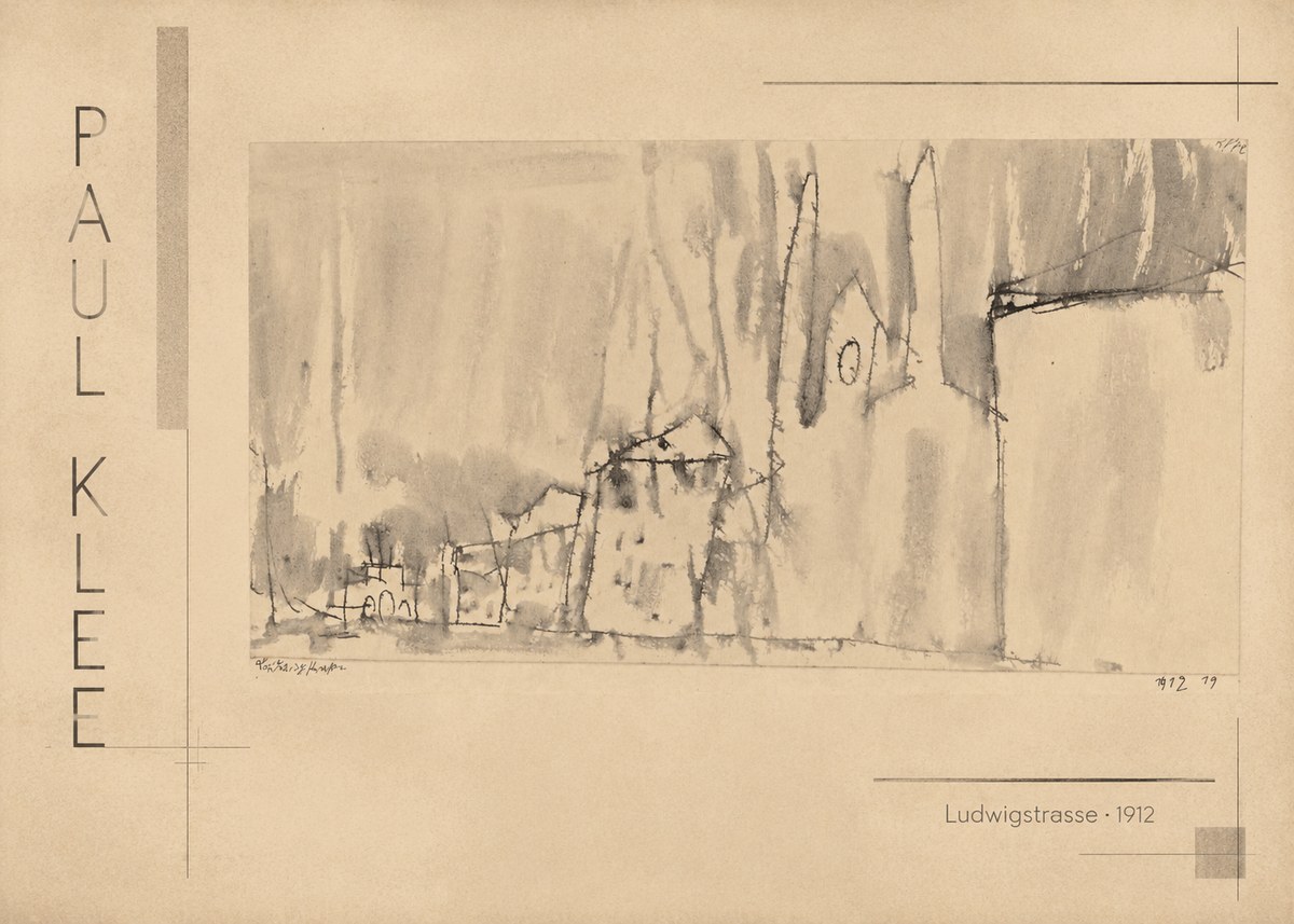 Paul Klee Ludwigstrasse No3 - Juliste