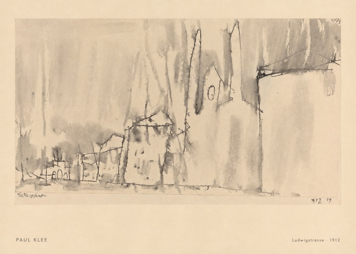 Paul Klee Ludwigstrasse No6 - Juliste