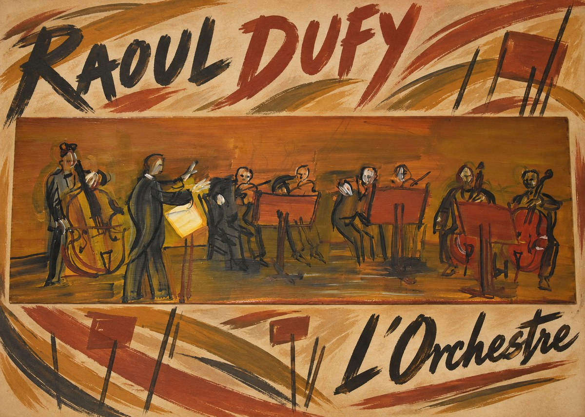 Raoul Dufy L'orchestre No5 - Juliste