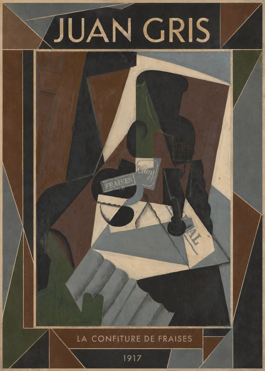 Juan Gris La Confiture De Fraises No1 - Juliste