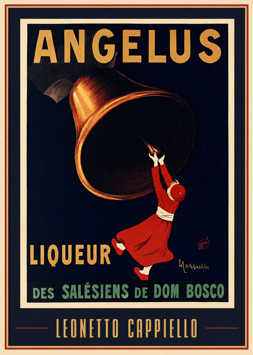 Leonetto Cappiello Angelus Liqueur No1 - Juliste