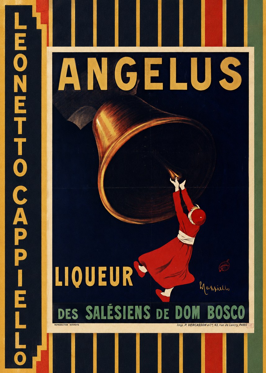 Leonetto Cappiello Angelus Liqueur No5 - Juliste
