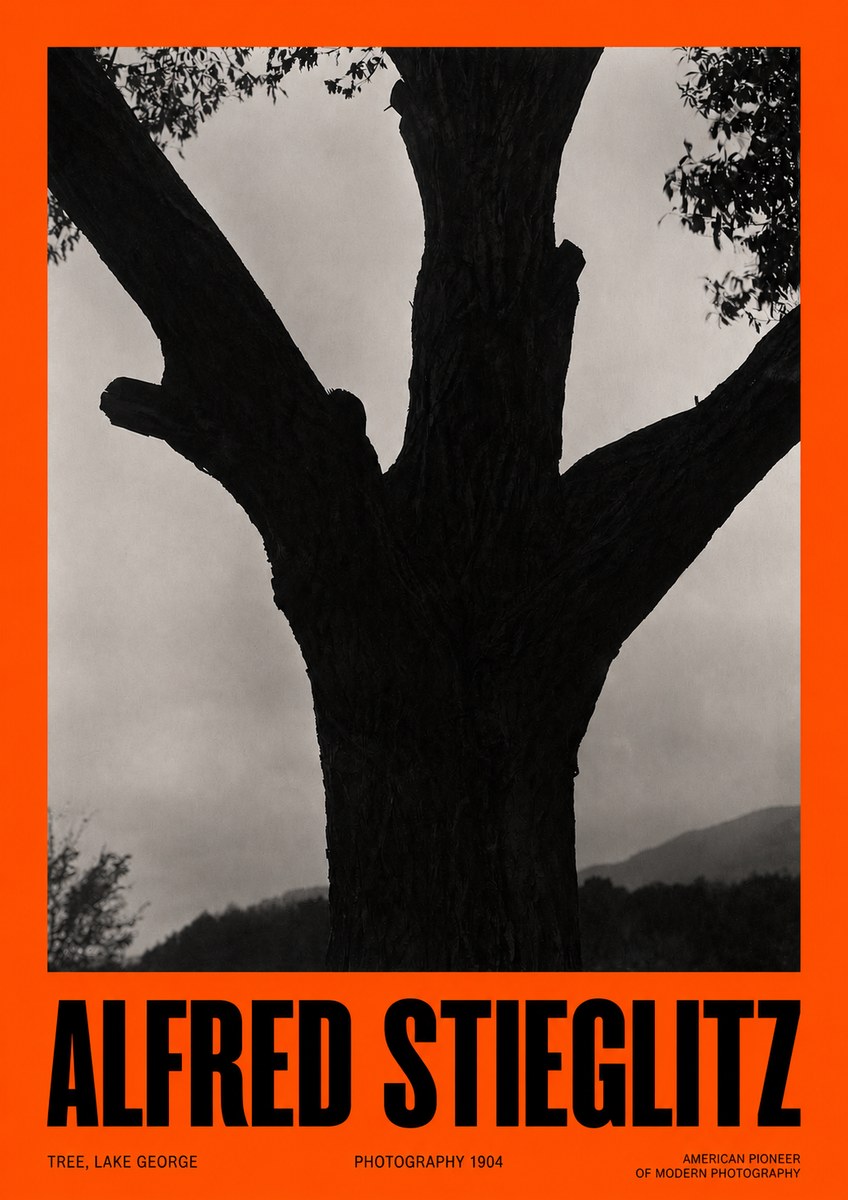 Alfred Stieglitz Tree - Lake George, 1921 No6 - Juliste