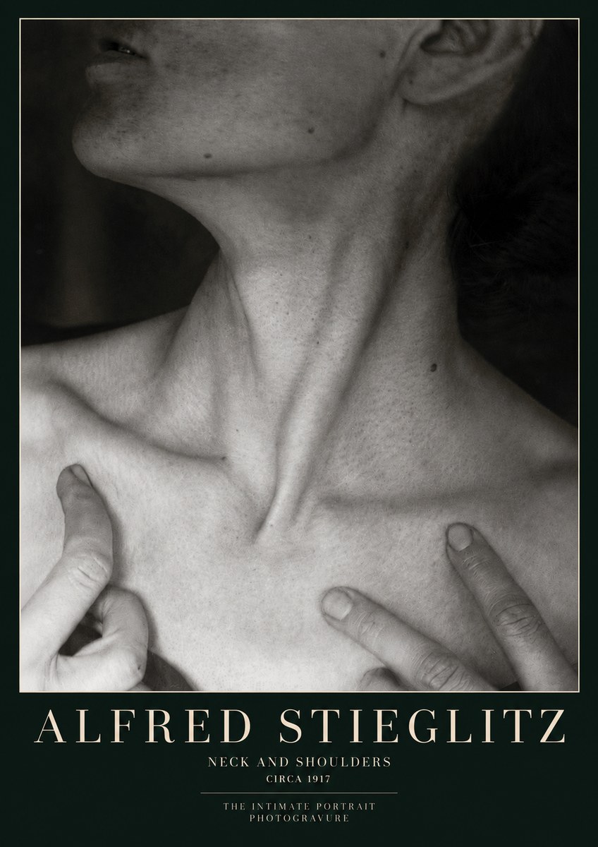 Alfred Stieglitz Neck and Shoulders No3 - Juliste