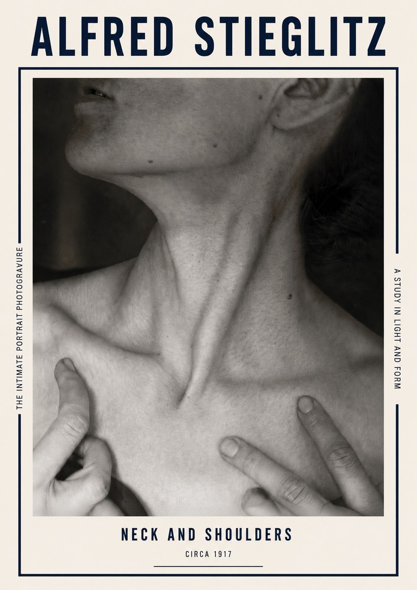 Alfred Stieglitz Neck and Shoulders No5 - Juliste