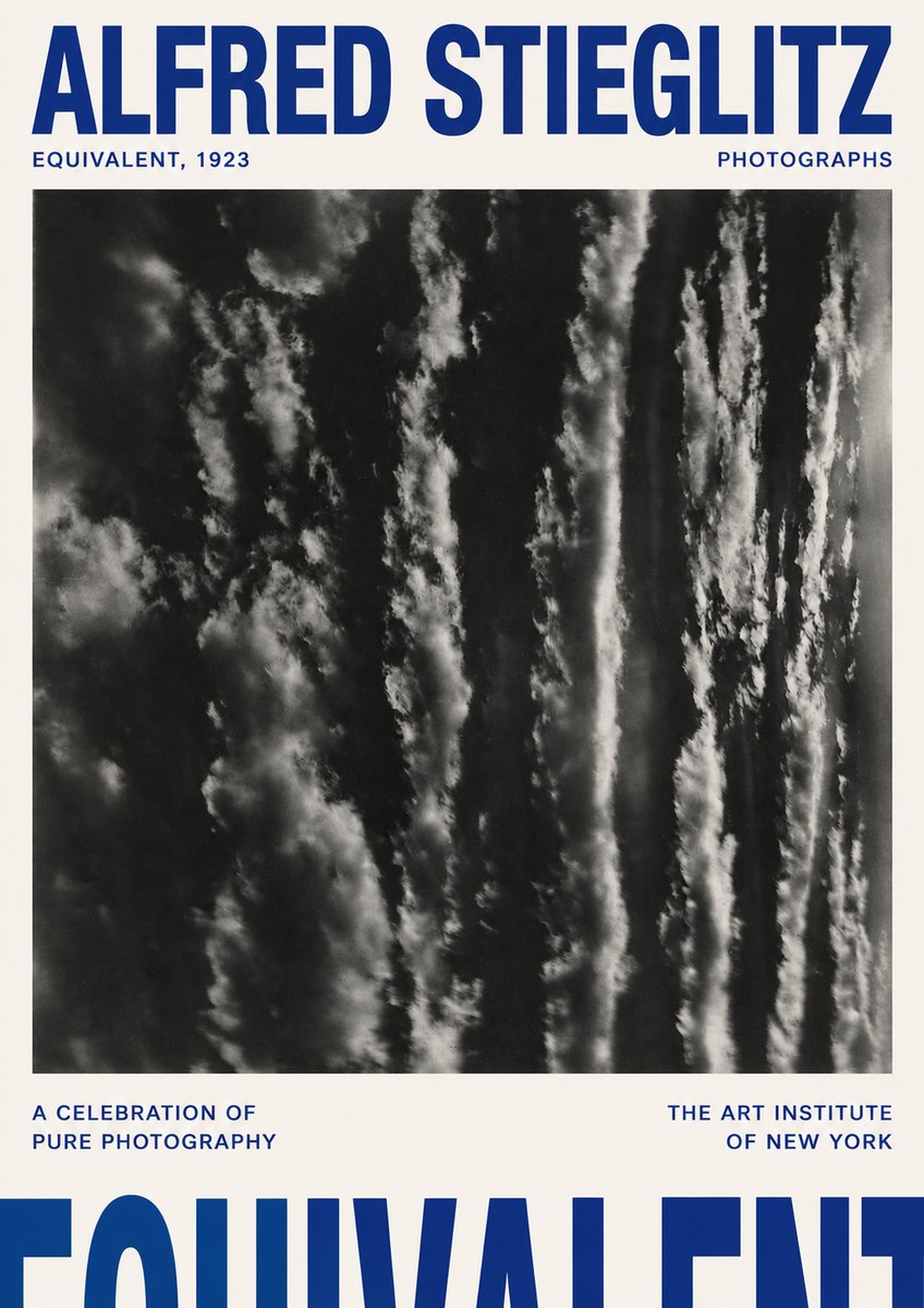 Alfred Stieglitz Equivalent I No4 - Juliste