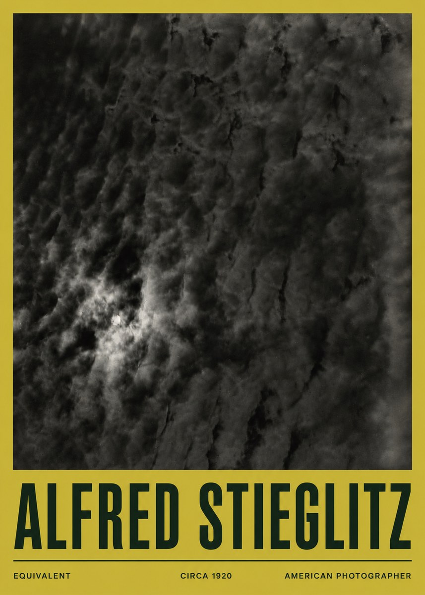 Alfred Stieglitz Equivalent II No4 - Juliste