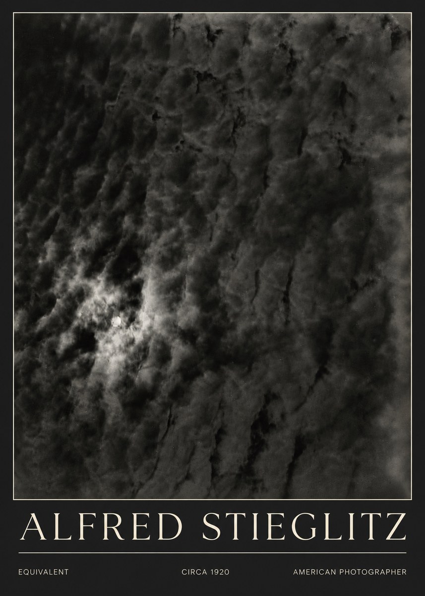 Alfred Stieglitz Equivalent II No5 - Juliste