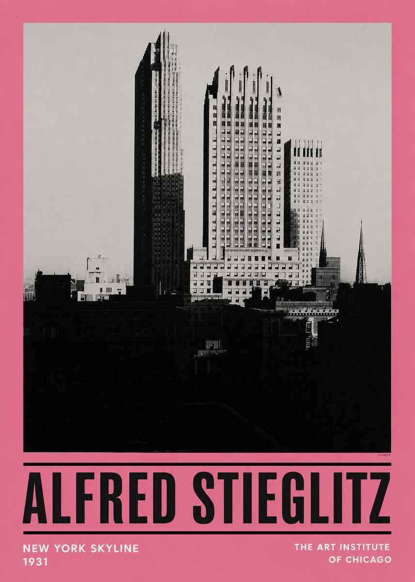 Alfred Stieglitz New York Skyline No4 - Juliste