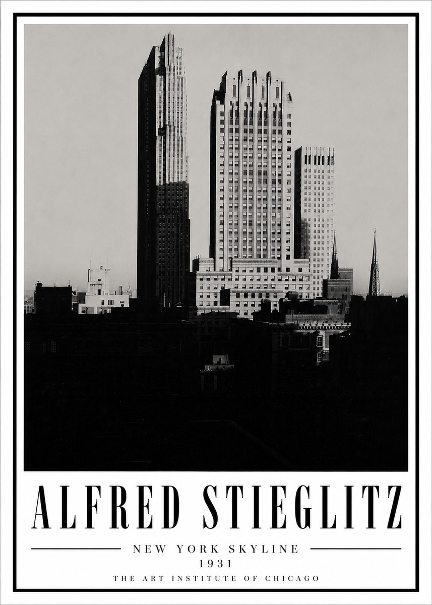 Alfred Stieglitz New York Skyline No5 - Juliste
