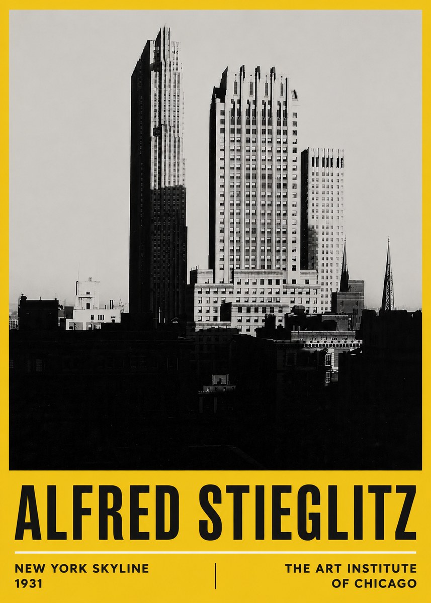 Alfred Stieglitz New York Skyline No6 - Juliste