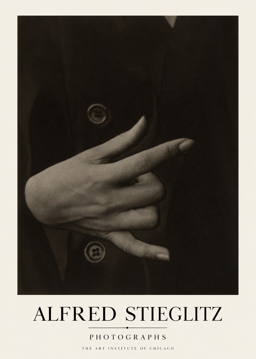 Alfred Stieglitz Hands No1 - Juliste