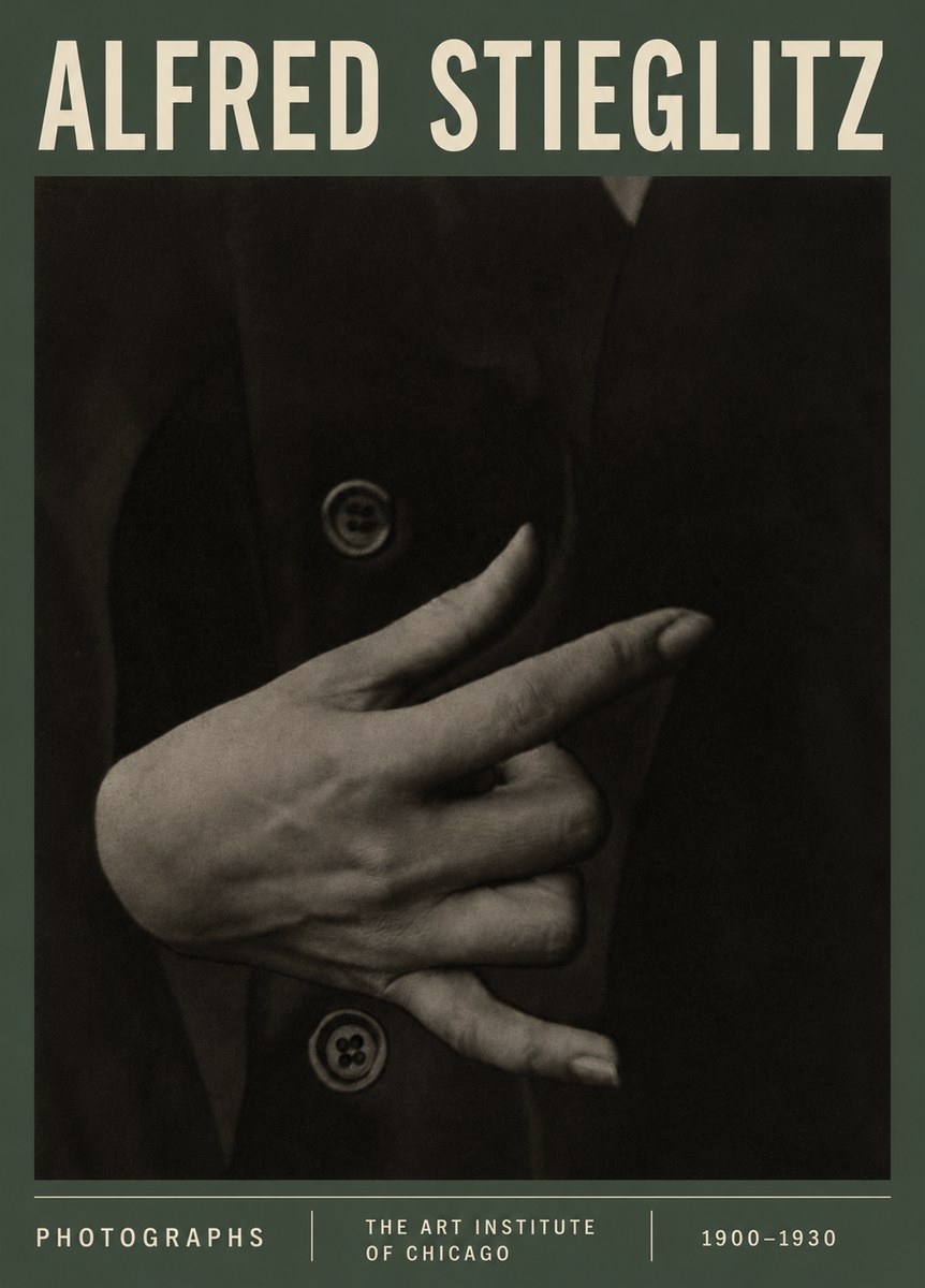 Alfred Stieglitz Hands No5 - Juliste