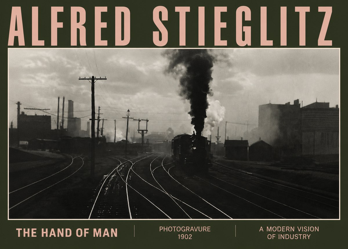 Alfred Stieglitz The Hand of Man I No3 - Juliste