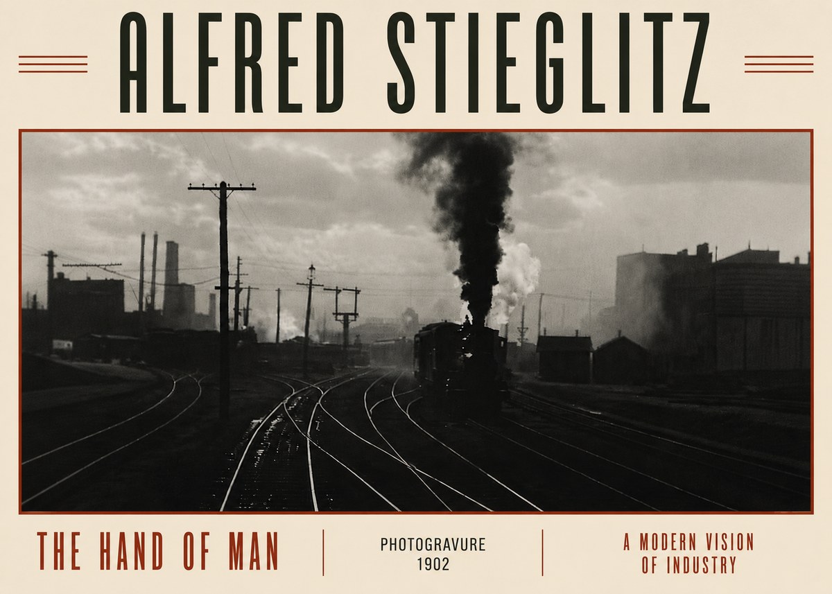Alfred Stieglitz The Hand of Man I No6 - Juliste