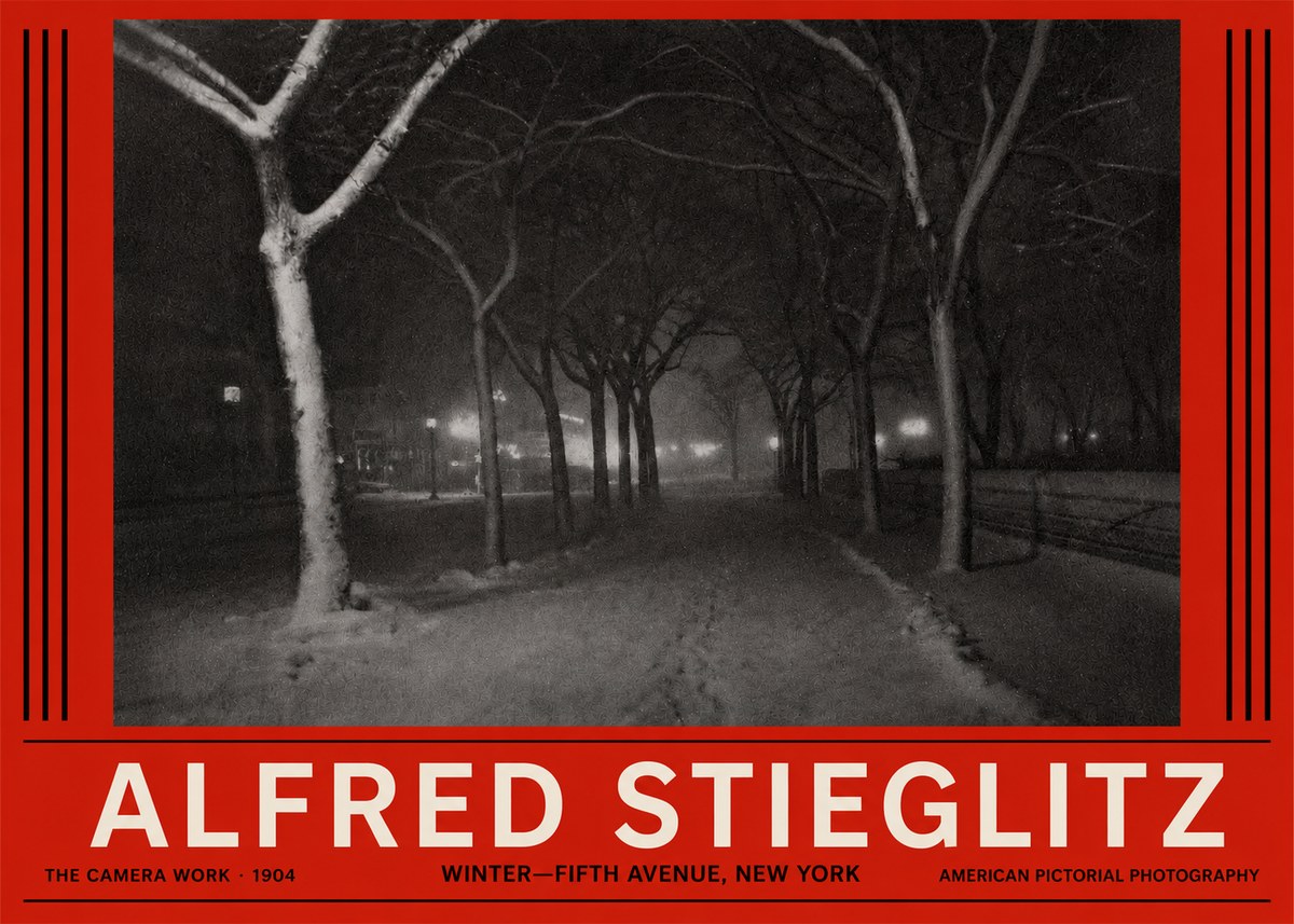 Alfred Stieglitz Winter—fifth Avenue, New York No2 - Juliste