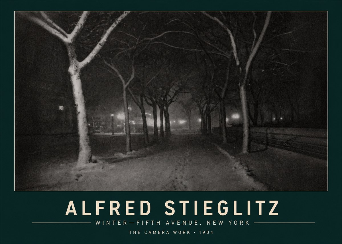 Alfred Stieglitz Winter—fifth Avenue, New York No3 - Juliste