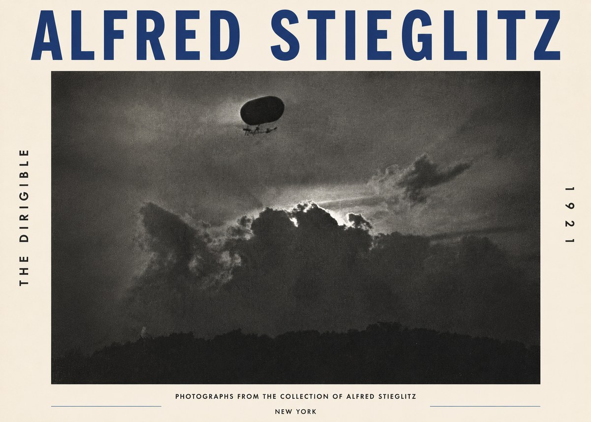 Alfred Stieglitz The Dirigible No4 - Juliste
