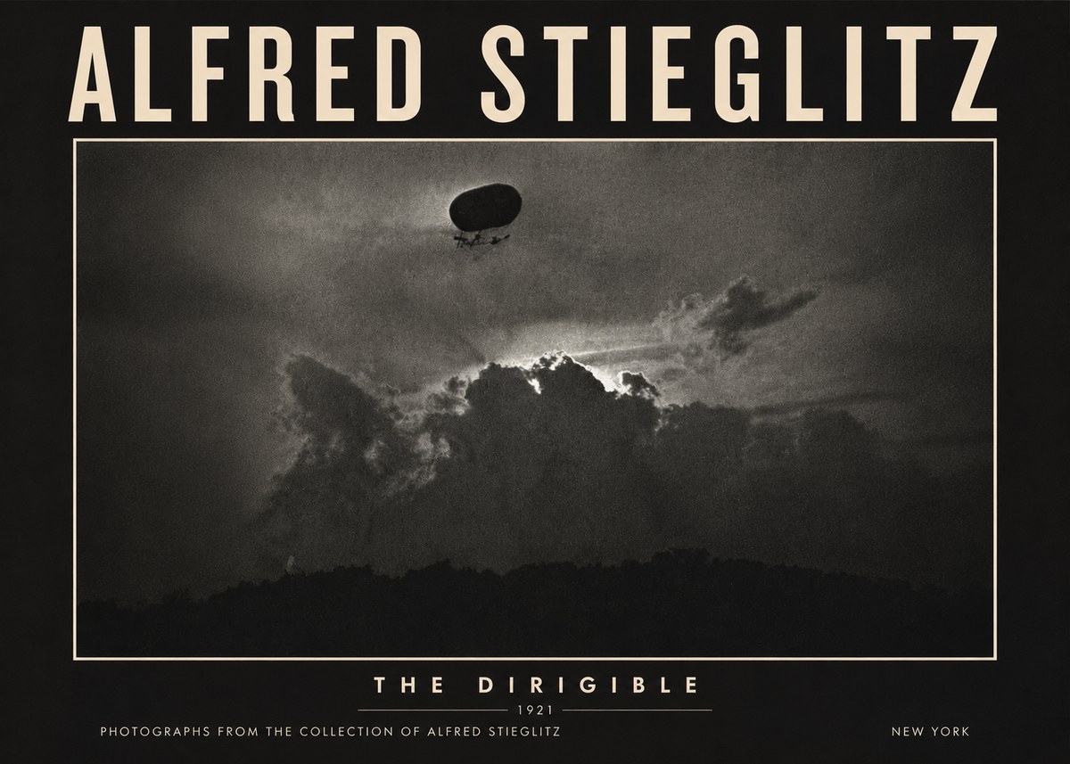 Alfred Stieglitz The Dirigible No5 - Juliste