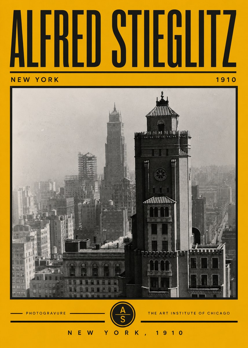 Alfred Stieglitz New York No5 - Juliste