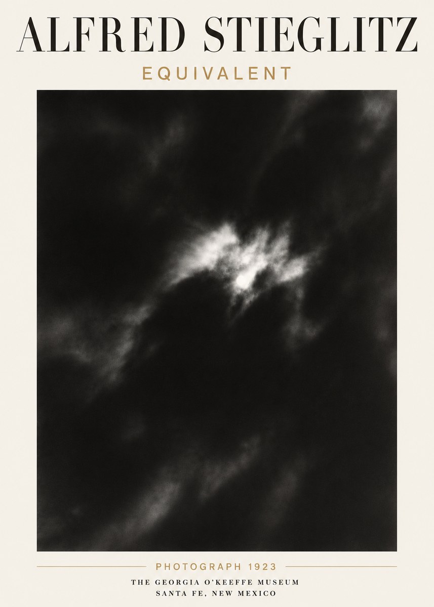 Alfred Stieglitz Equivalent IV No6 - Juliste