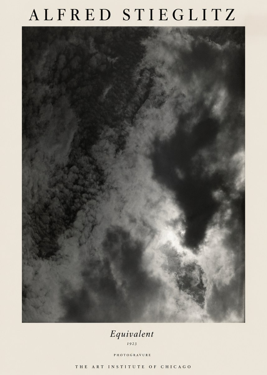 Alfred Stieglitz Equivalent V No1 - Juliste