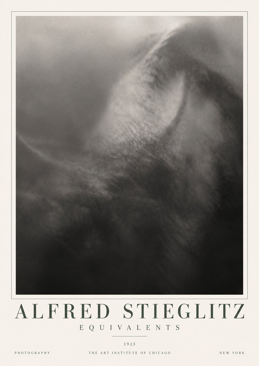 Alfred Stieglitz Equivalents III No6 - Juliste