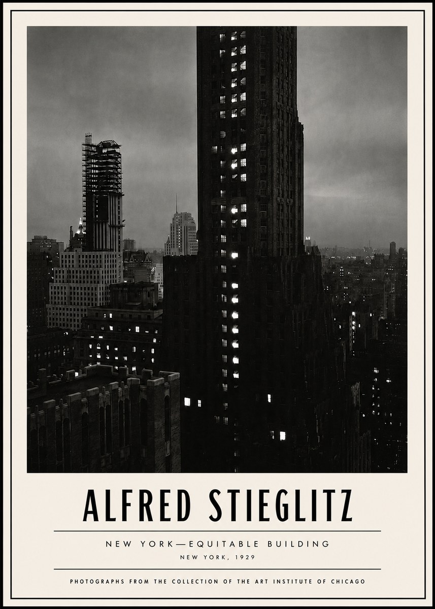 Alfred Stieglitz New York—equitable Building No3 - Juliste