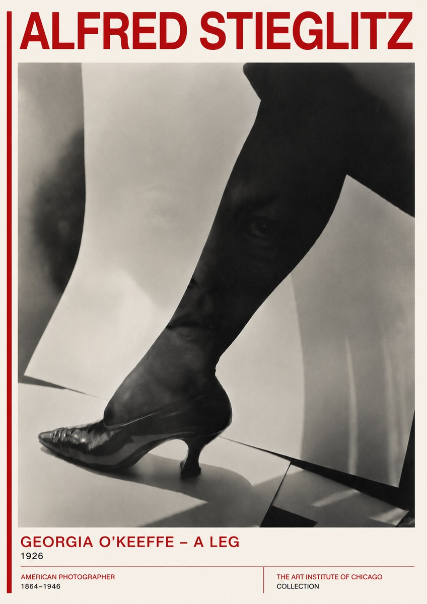 Alfred Stieglitz Georgia O'keeffe – a Leg No5 - Juliste