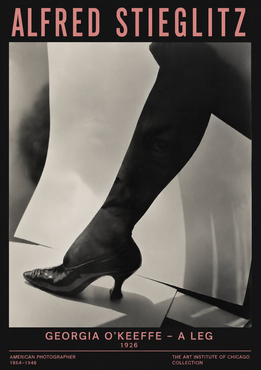 Alfred Stieglitz Georgia O'keeffe – a Leg No6 - Juliste