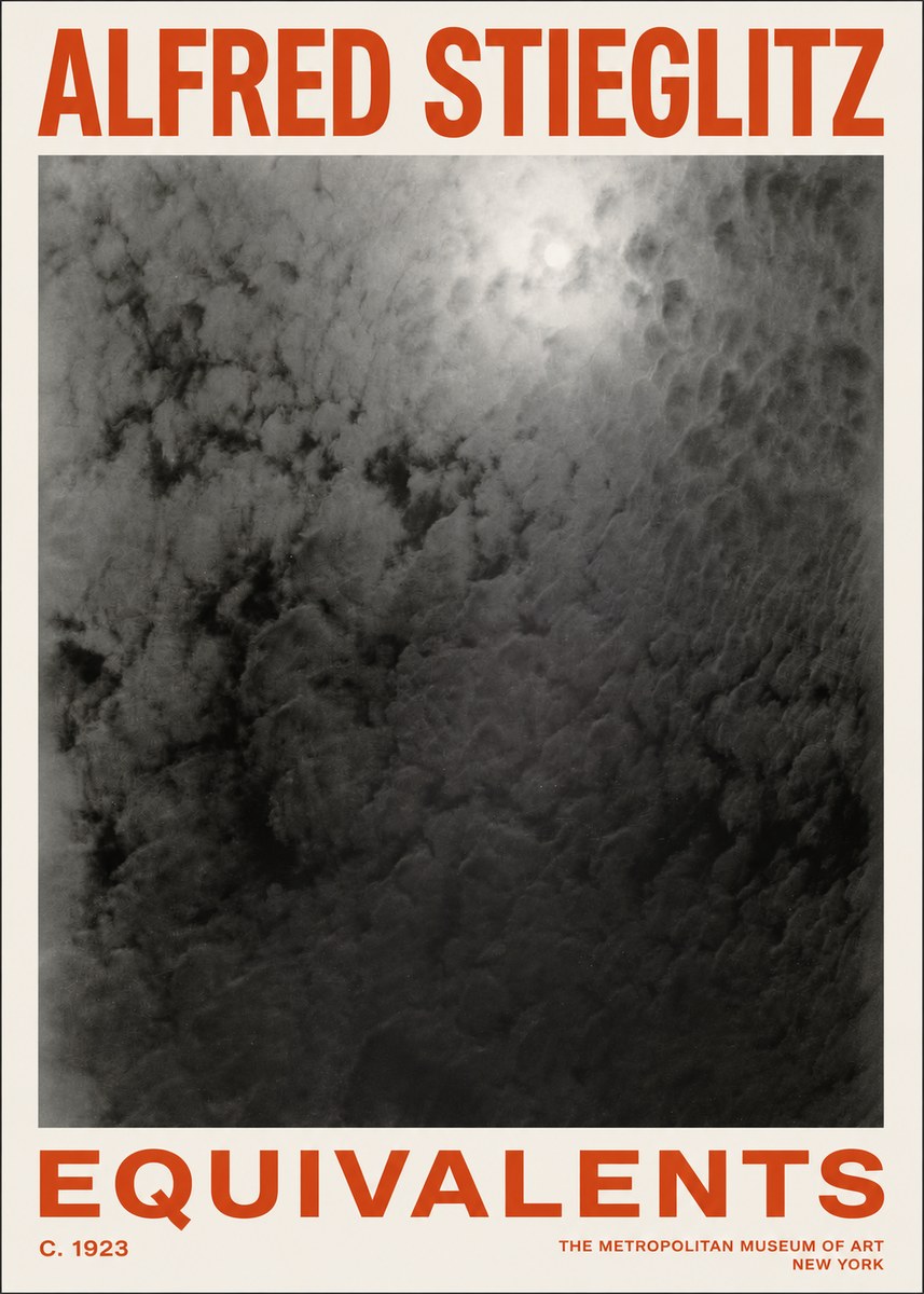 Alfred Stieglitz Equivalents IV No2 - Juliste
