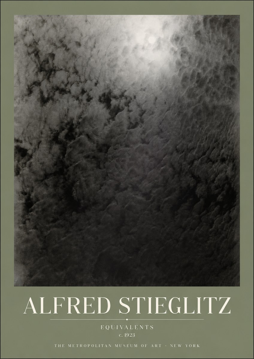 Alfred Stieglitz Equivalents IV No3 - Juliste